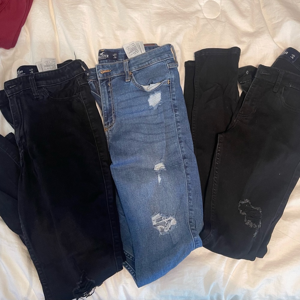 3 pair of jeans